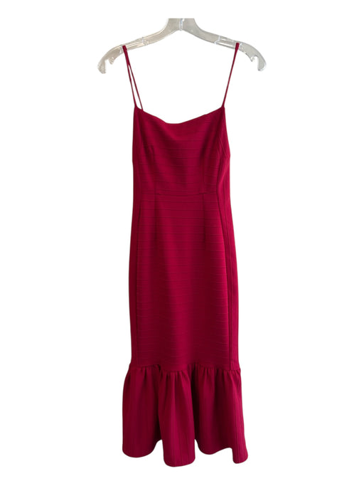 Hutch Size XS Red Polyester Spaghetti Strap Back Zip Mermaid Hem Dress Red / XS