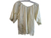Ella Moss Size S Cream 100% Cotton broderie anglaise Floral Embroidery Top Cream / S
