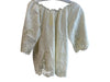 Ella Moss Size S Cream 100% Cotton broderie anglaise Floral Embroidery Top Cream / S