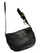 Coach Black Leather Top Zipper Logo Shoulder Strap Gold Hardware Bag Black / S