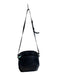 Longchamp Black Leather Silver Hardware Zip Close Pebbled Cross Body Bag Black / M