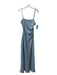 House of Harlow 1960 Size S Powder Blue Polyester Spaghetti Strap Midi Dress Powder Blue / S