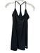 Vuori Size Medium Black Polyester Blend Spaghetti Strap Racerback Skort Dress Black / Medium