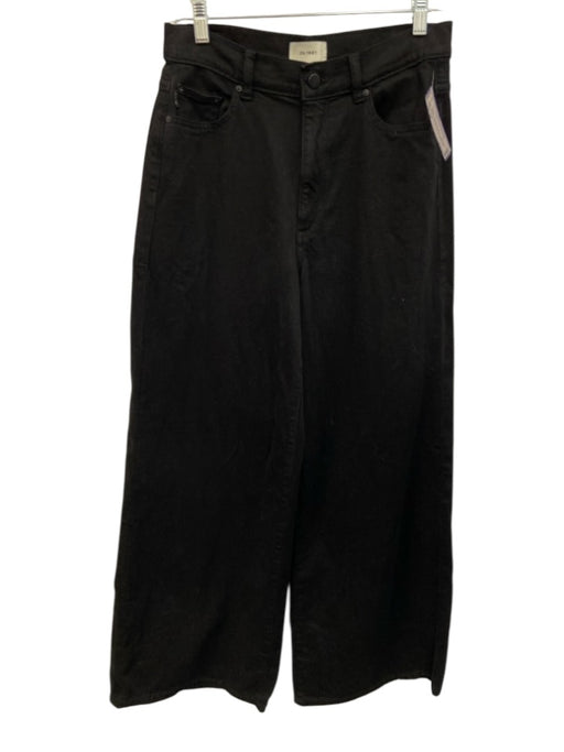 DL1961 Size 28 Black Cotton Blend Denim High Rise Button & Zip Fly Jeans Black / 28