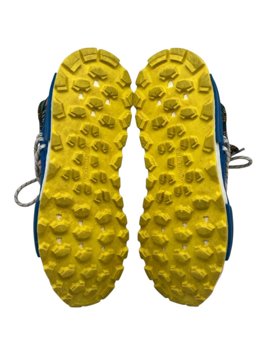 Adidas Shoe Size 9.5 Pink & Blue Synthetic Washed Sneaker Men's Shoes 9.5