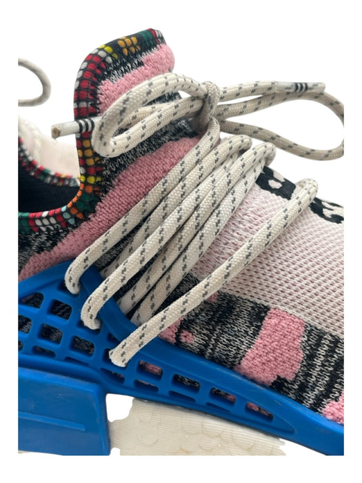 Adidas Shoe Size 9.5 Pink & Blue Synthetic Washed Sneaker Men's Shoes 9.5