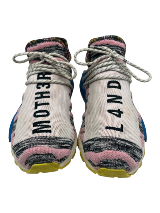 Adidas Shoe Size 9.5 Pink & Blue Synthetic Washed Sneaker Men's Shoes 9.5