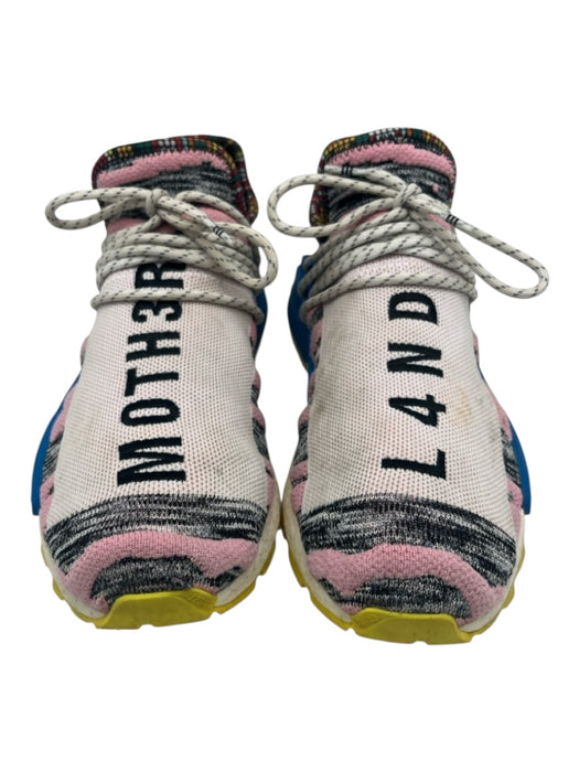 Adidas Shoe Size 9.5 Pink & Blue Synthetic Washed Sneaker Men's Shoes 9.5