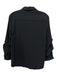 Pomander Place Size Medium Black Polyester Long puff sleeve Button Front Top Black / Medium