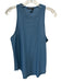 Koral Size Medium Dusty Blue Polyamide Blend Sleeveless Textured Racerback Top Dusty Blue / Medium