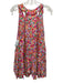 Poupette St. Barth Size Medium Red, Orange, Purple Cotton Sleeveless Dress Red, Orange, Purple / Medium
