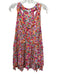 Poupette St. Barth Size Medium Red, Orange, Purple Cotton Sleeveless Dress Red, Orange, Purple / Medium