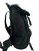 Gucci Black Canvas & Leather Velcro Strap Mesh Panels Top Flap Backpack Bag Black / S