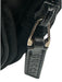 Gucci Black Canvas & Leather Velcro Strap Mesh Panels Top Flap Backpack Bag Black / S