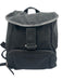 Gucci Black Canvas & Leather Velcro Strap Mesh Panels Top Flap Backpack Bag Black / S