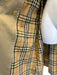 Burberry's Size 10 Beige Cotton & Polyester Double Breast Novacheck Lining Coat Beige / 10