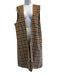 Burberry's Size 10 Beige Cotton & Polyester Double Breast Novacheck Lining Coat Beige / 10
