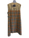 Burberry's Size 10 Beige Cotton & Polyester Double Breast Novacheck Lining Coat Beige / 10