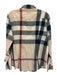 Burberry Brit Size M Beige, Black, Red Cotton Long Sleeve Novacheck Plaid Top Beige, Black, Red / M