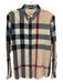 Burberry Brit Size M Beige, Black, Red Cotton Long Sleeve Novacheck Plaid Top Beige, Black, Red / M