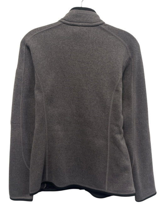 Patagonia Size M Gray Long Sleeve Fleece Zip Up Mock Neck Jacket Gray / M
