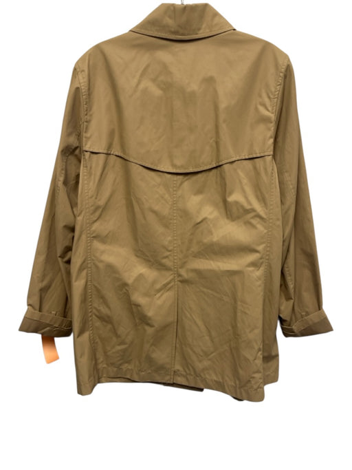 Burberry Size 8 Beige Cotton & Polyamide Buttons Collar Pockets Coat Beige / 8