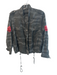 Rails Size S Grey Lyocell blend Camo Patches Zip Up Pockets Jacket Grey / S