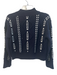 Rails Size XS Navy Cotton Cable Knit Long Sleeve Cropped Sweater Navy / XS