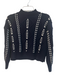 Rails Size XS Navy Cotton Cable Knit Long Sleeve Cropped Sweater Navy / XS
