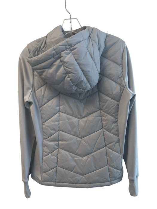 Barbour Size 0 Gray Polyamide Puffer Zip Up Hood Pockets Jacket Gray / 0