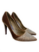 Ralph Lauren Collection Shoe Size 6 Green & Silver Suede beaded design Shoes Green & Silver / 6