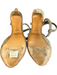 Ralph Lauren Collection Shoe Size 6 Green Suede open toe Ankle Strap Heel Shoes Green / 6