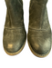 Paul Green Shoe Size 6 Black Leather Round Toe Side Zip Ankle Boot Shoes Black / 6