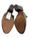Michael Kors Shoe Size 6 Green Leather Upper Suede Almond Toe Mule Shoes Green / 6
