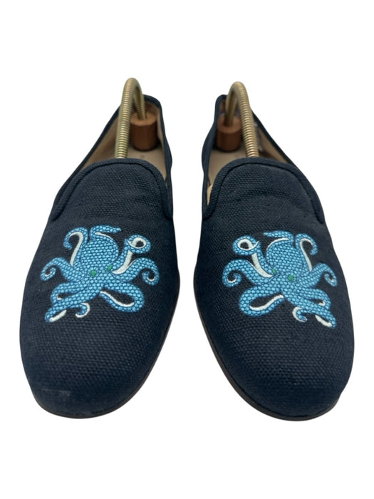 Stubbs & Wootton Shoe Size 10 AS IS Navy Blue Synthetic Slip On Men's Shoes Navy Blue / 10