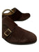 Ferragamo Shoe Size 10 AS IS Brown Suede Solid Buckle Detail Men's Shoes Brown / 10