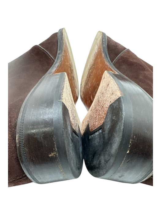 Ferragamo Shoe Size 10 AS IS Brown Suede Solid Buckle Detail Men's Shoes Brown / 10