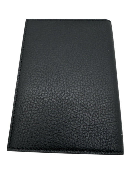Tom Ford New Black Leather Solid Bifold Men's Wallet Black