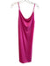 L'agence Size 4 Hot pink Polyester Blend Adjustable Spaghetti Straps Dress Hot pink / 4