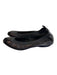 Chanel Shoe Size 36 Black Leather Patent Leather Toe Cap Flat Ballerina Shoes Black / 36