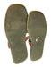 Gucci Shoe Size 36 Red & green Leather Canvas Gold Logo Flat Sandal Shoes Red & green / 36