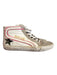 Golden Goose Shoe Size 36 White, Pink & Gray Leather & Suede High Top Shoes White, Pink & Gray / 36