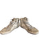 Golden Goose Shoe Size 36 White, Pink & Gray Leather & Suede High Top Shoes White, Pink & Gray / 36