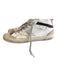 Golden Goose Shoe Size 36 White, Brown & tan Leather & Suede Calf Hair Shoes White, Brown & tan / 36
