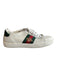 Gucci Shoe Size 36 White Leather Low Top lace up Bee Embroidery Shoes White / 36