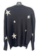 Pistola Size XS Black & White Cotton Crewneck stars Side Slits Sweater Black & White / XS