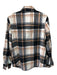 Rails Size XS Black, Brown & White Poly Blend Plaid Button Down Shacket Top Black, Brown & White / XS