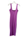 Good American Size S Purple Nylon Blend Square Neck Sheath Sleeveless Dress Purple / S