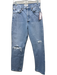 Agolde Size 24 Light Wash Cotton Denim High Waist Button Fly Straight Leg Jeans Light Wash / 24