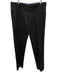 Richards Made in Italy Size 54 Dark Gray Wool Solid Dress Men's Pants Dark Gray / 54